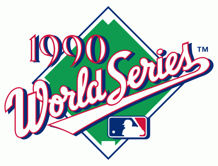 MLB World Series 1990 Primary Logo iron on transfers for T-shirts